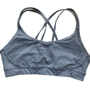 👙Manduka Cross Strap Bra, Gray, Size: L👙